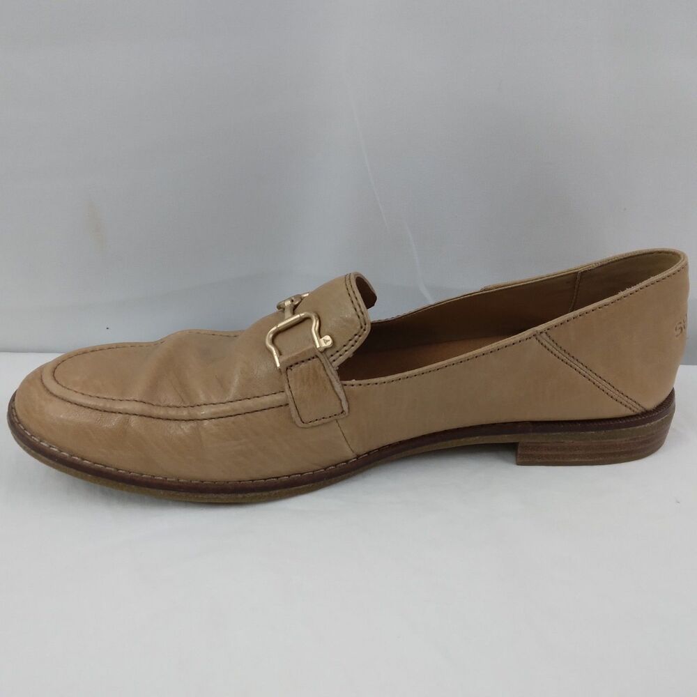 Sperry Seaport Buckle Tan Loafers Casual Career Classic Women’s Size 11 - Picture 9 of 13